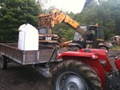 image of telescopic forklift handling