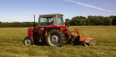 image of mowing and hay making